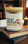 Fur-ever in Our Hearts- Memorial Pet Candle