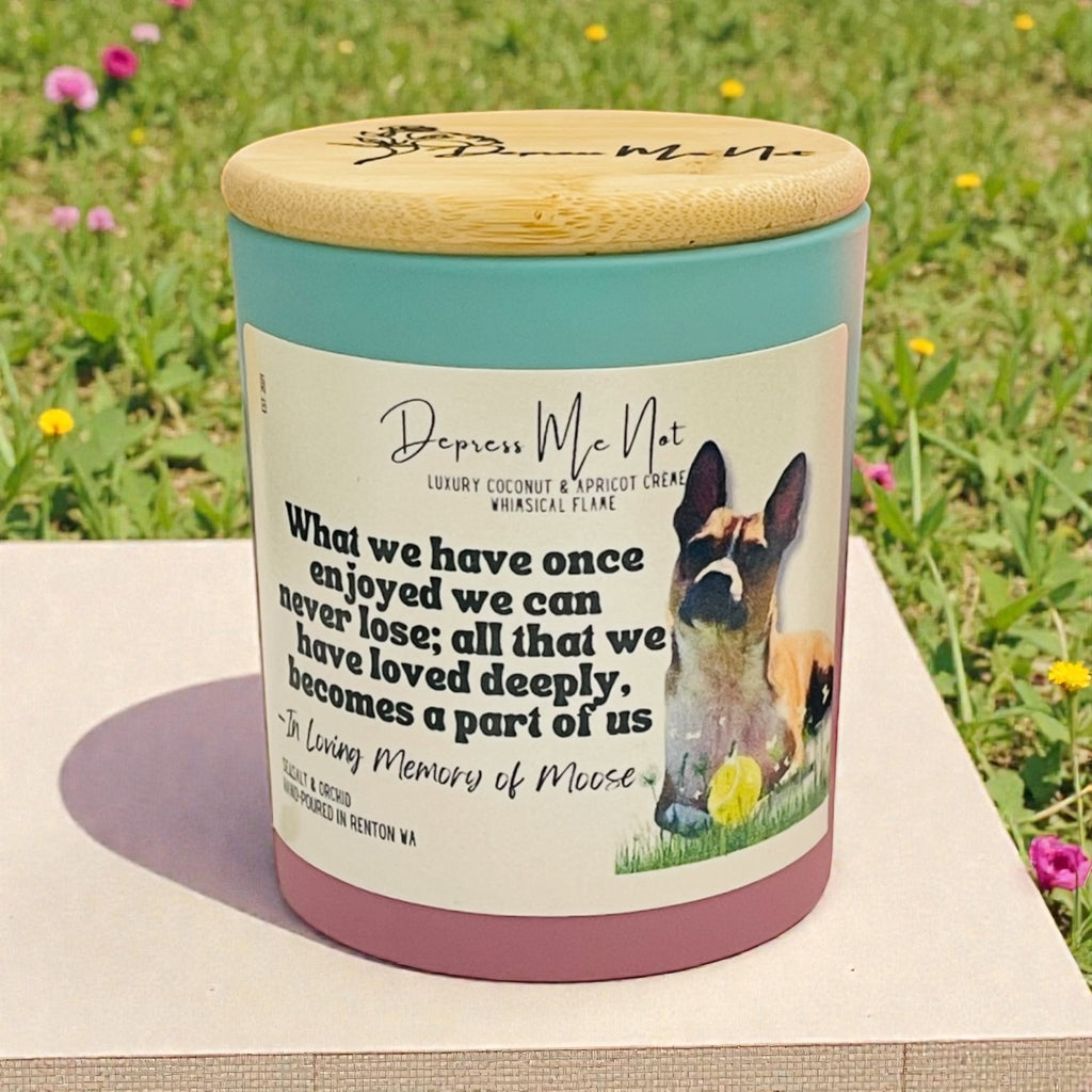 Fur-ever in Our Hearts- Memorial Pet Candle