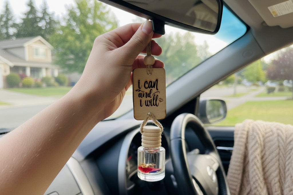 Motivational Car Hanging Diffuser