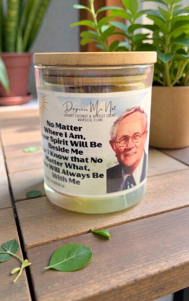 Whispers of Love - A personalized candle of remembrance