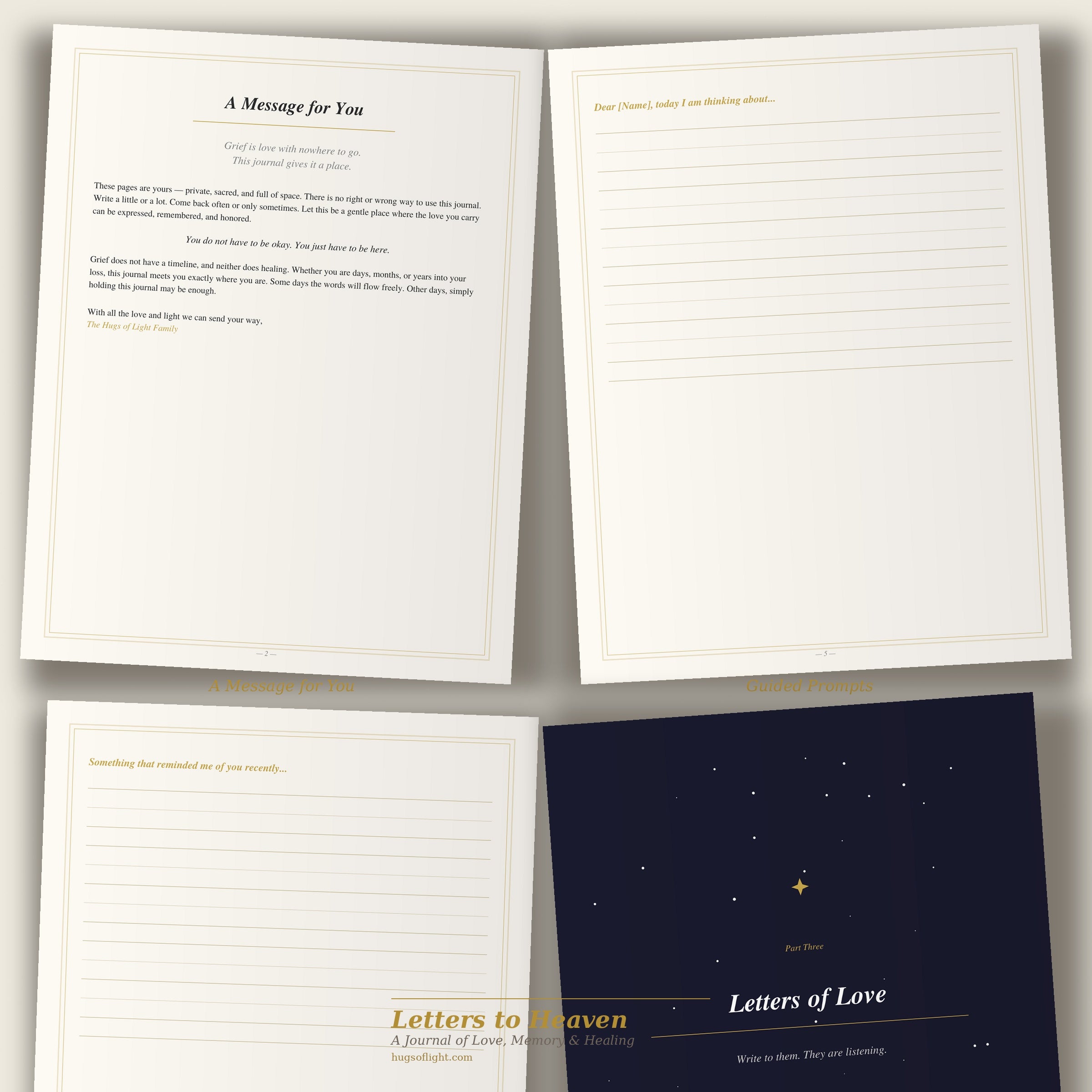 Letters to Heaven Journal Printable